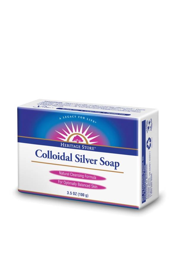 HERITAGE STORE COLLOIDAL SILVER SOAP